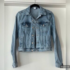 H&M Classic Blue Jean Jacket - Size 2